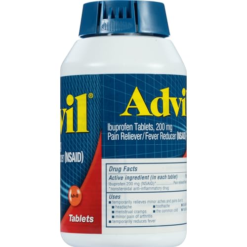 Advil Pain Reliever and Fever Reducer, Ibuprofen 200mg for Pain Relief - 300 Count, Advil PM Pain Reliever and Nighttime Sleep Aid, Ibuprofen for Pain Relief and Diphenhydramine Citrate - 2 Count Advil Au supplements