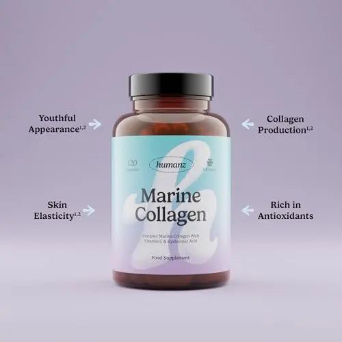 Humanz Collagen Capsules - Marine Collagen with Vitamin C - Collagen Supplements for Women & Men Humanz Au supplements