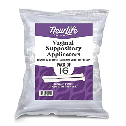 NewLife Naturals Disposable Plastic Vaginal Suppository Applicators - Fits Most Boric Acid Suppositories NewLife Naturals Au supplements