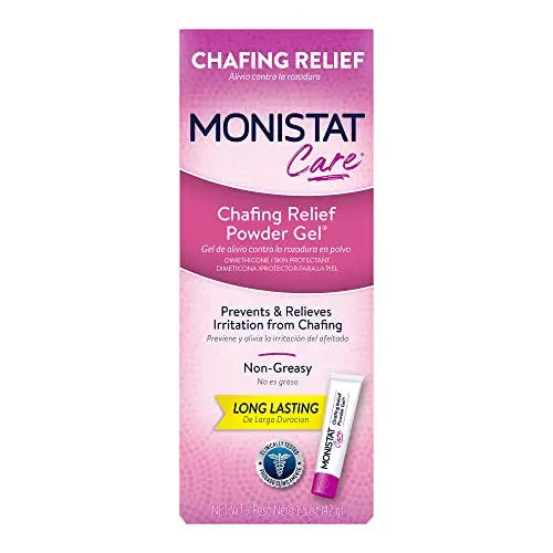 Monistat Chafing Relief Powder Gel, Anti-Chafe Protection, Fragrance Free Chafing Gel, 1.5 Oz, 1 Pack Monistat Au supplements