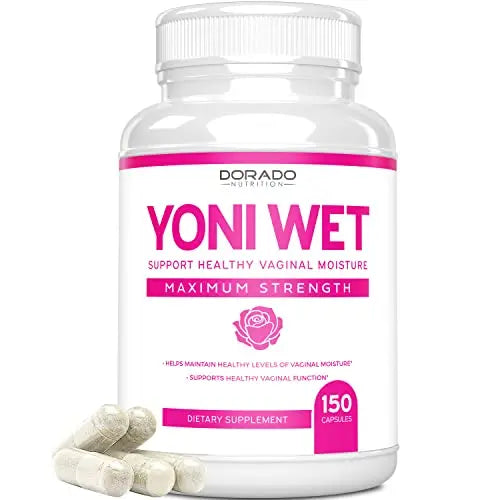 Vaginal Moisturizer & Vaginal Dryness Supplement (150 Capsules) Support Vaginal Wetness & Health DORADO NUTRITION Au supplements