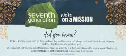 Seventh Generation Pantiliner Pads, Free & Clear, 50 Count Seventh Generation Au supplements