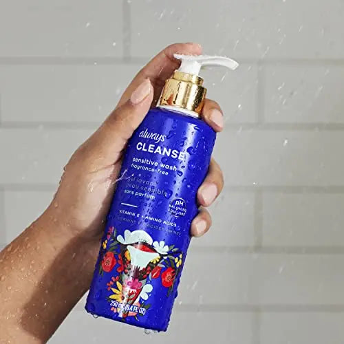 Always Cleanse Feminine Intimate Wash For Women, Ph Balanced For Sensitive Skin, Fragrance-Free Always Au supplements