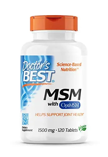 Doctor's Best MSM with OptiMSM, Non-GMO, Gluten Free, Joint Support, 1500 mg Doctor's BEST Au supplements