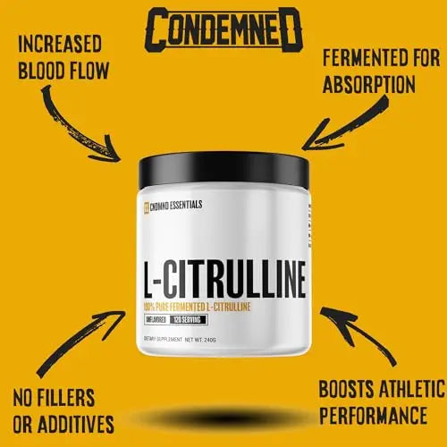 CONDEMNED Labz L-Citrulline Powder - 100% Pure Fermented L-Citrulline - Nitric Oxide CONDEMNED Au supplements