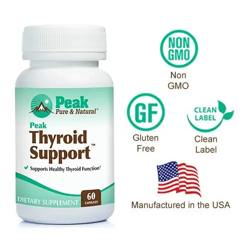 Peak Pure & Natural Thyroid Support Thyroid Supplement and Metabolism Booster to Support Peak Pure & Natural Au supplements