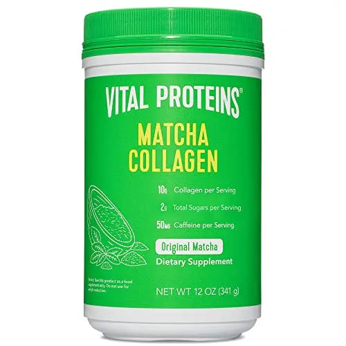 Vital Proteins Matcha Collagen Peptides Powder Supplement, L-theanine & Caffeine, Matcha Green Tea VITAL PROTEINS Au supplements