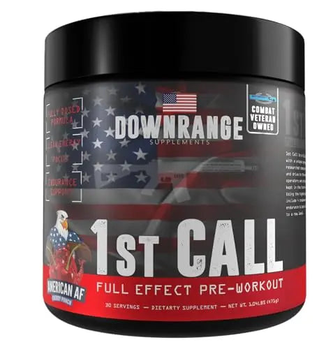 DownRange Supplements 1st Call Pre Workout Powder, Preworkout for Men and Women DownRange Supplements Au supplements