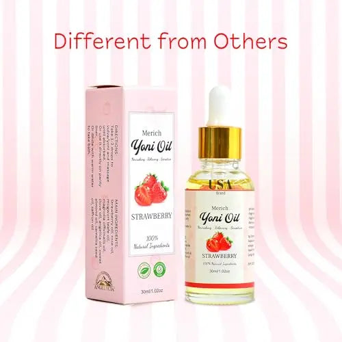 MERICH Natural Yoni Oil | Feminine Yoni Detox Oil | Naturally Scented Vaginal Oil | Restores pH Balance ANGELYCIA Au supplements