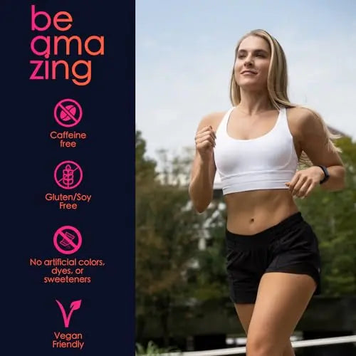 BEAM Be Amazing Vegan Pre-Workout Powder | Energy Booster Powdered Drink with All BEAM Au supplements