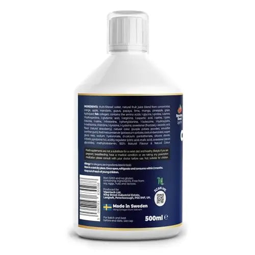 Nutrality Marine Collagen Sugar Free Liquid | Peptides, Hyaluronic Acid, Silica, Biotin, 10000mg Type 1 Nutrality Au supplements
