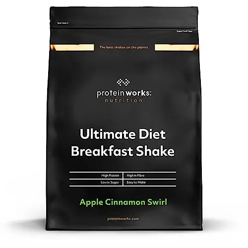 Protein Works - Ultimate Diet Breakfast Shake | Low Calorie Breakfast Shake | Low Sugar High Protein Breakfast Protein Works Au supplements