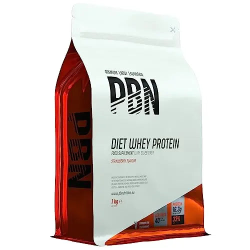 PBN - Premium Body Nutrition Diet Whey Strawberry 1kg Pouch Premium Body Nutrition Au supplements