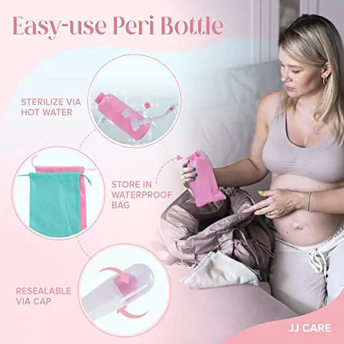 JJ CARE Peri Bottles - Pack of 2 Peri Bottles for Postpartum Care Kit, 500 ml Peri Bottles JJ CARE Au supplements