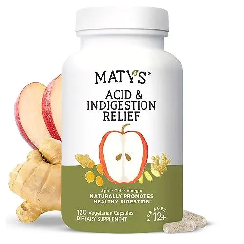 Matys Acid & Indigestion Relief Capsules, Safe Antacid Alternative for Occasional Acid Matys Au supplements