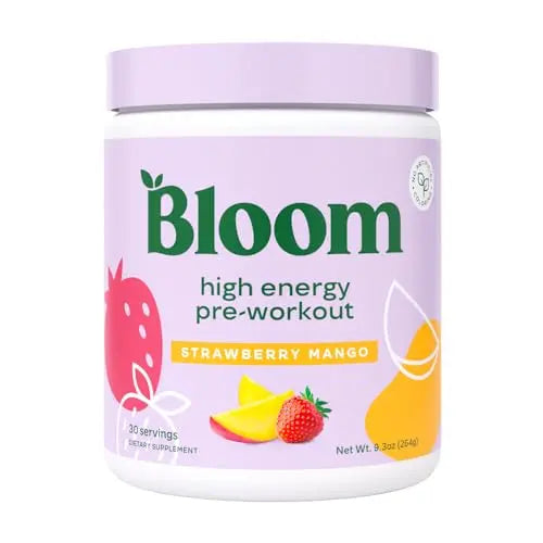 Bloom Nutrition High Energy Pre Workout Powder, Amino Energy with Beta Alanine Bloom Nutrition Au supplements