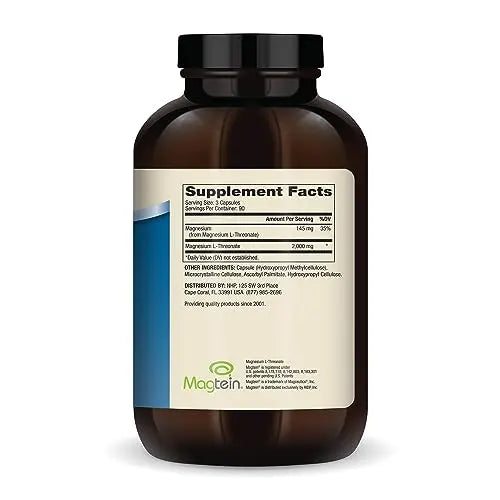 Dr. Mercola Magnesium L-Threonate, 90 Servings (270 Capsules), Dietary Supplement Dr. Mercola Au supplements