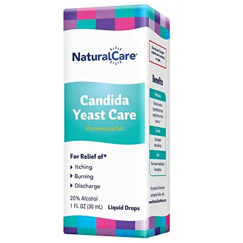 NaturalCare Candida Yeast Care Drops, Homeopathic Treatment Temporarily Relieves Symptoms Natra-Bio Au supplements