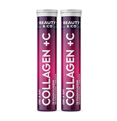 Collagen Effervescent - Marine Collagen & Vitamin C (2 Tubes) Beauty & Co Au supplements