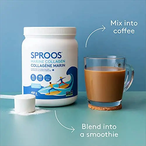 SPROOS - Marine Collagen - Beverage Powder - Hydrolised Collagen Peptides SPROOS Au supplements