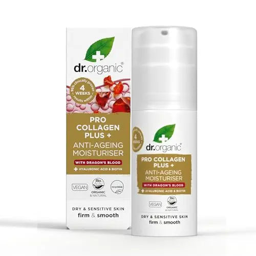 Dr Organic, Organic Pro Collagen with Dragons Blood, Natural, Vegan, Cruelty Free, Paraben & SLS Free, 50ml DR ORGANIC Au supplements