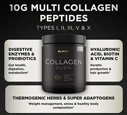 Super Collagen Burn - Premium Collagen Powder for Women Weight & Beauty w. Apple C Vinegar TERRA ELMNT Au supplements