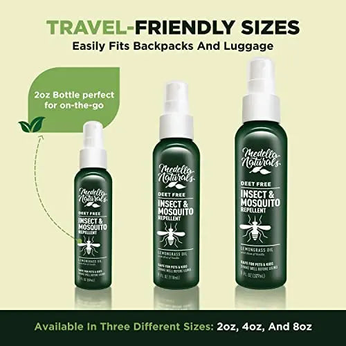 Deet-Free Insect & Mosquito Repellent Pack of 2 (8 oz) – Nice Smelling Medella Naturals Au supplements