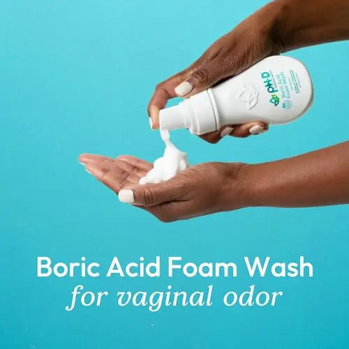pH-D Feminine Health - Boric Acid Foam Wash - pH-Balanced, Paraben-Free, and Plant-based pH-D Feminine Health Support Au supplements