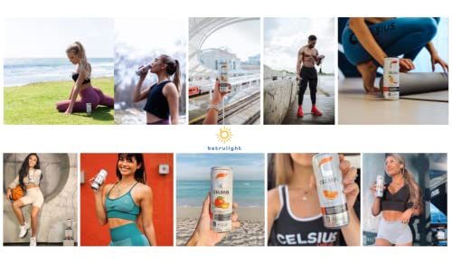 CELSIUS Energy Drink |Functional Essential Energy Drink Peach Vibe, Tropical and Arctic BETRULIGHTBuy Supplements Australia