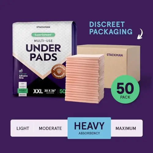 XXL Bed Pads, 5-Layer Disposable 30 x 36 Chucks Pee Pads for Incontinen Stack Man Au supplements