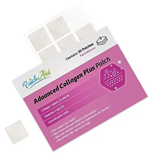 Patch Aid Advanced Collagen Plus - 30 Daily Topical Patches. 100% Natural & Vegan. Allergy & Filler Free Patch Aid Au supplements