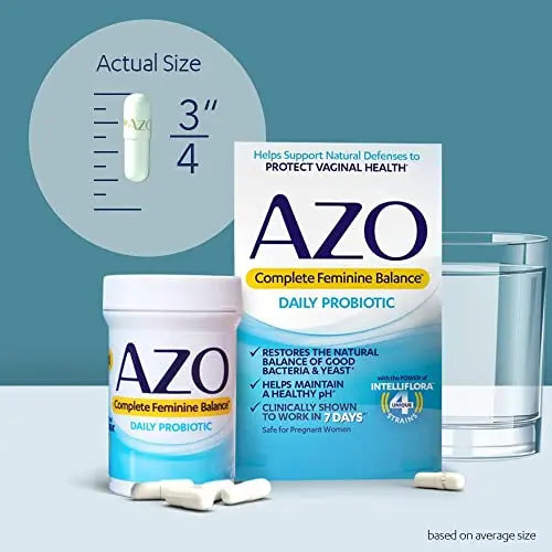 AZO Complete Feminine Balance Daily Probiotics for Women, Clinically Proven to Help Protect Vaginal Health AZO Au supplements