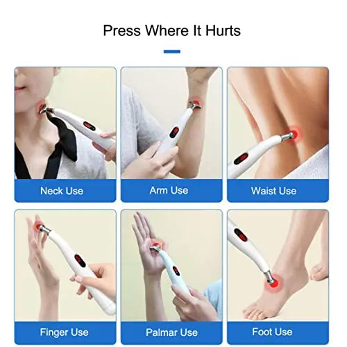 koouood Acupuncture Pen, 5-in-1 Pulse Massage Pen, USB Rechargeable Electronic Acupuncture Pen koouood Au supplements