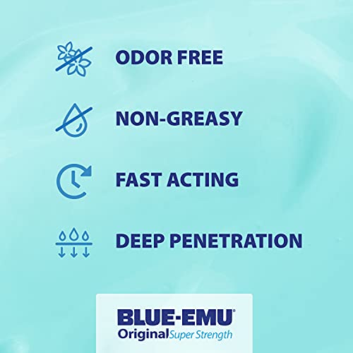 Blue-Emu Original Super Strength Cream, Soothing Muscle & Joint Support, 4 Oz BLUE-EMU Au supplements