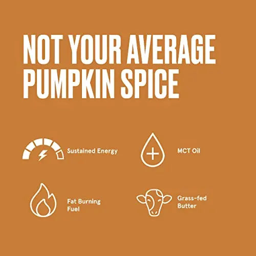 Bulletproof Pumpkin Spice Creamer, 14.8 Ounces, Keto Coffee Powder Creamer Bulletproof Au supplements