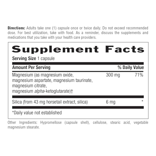 Target-Mins Magnesium with Silica 300 mg 120 Vegetarian Capsules Country Life Au supplements