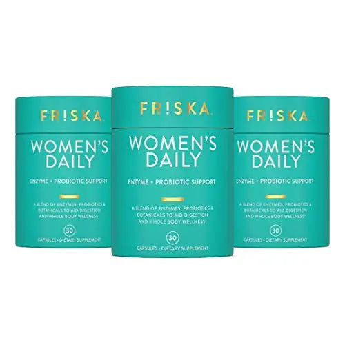 FRISKA Women’s Daily Digestive Enzyme and Probiotics Supplement, Advanced FR!SKA Au supplements