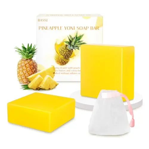 2 PCS Yoni Soap Bars Feminine Wash, 100% Natural Organic Yoni Bar Soap for Women Ph Balance Yoni BASSI Au supplements