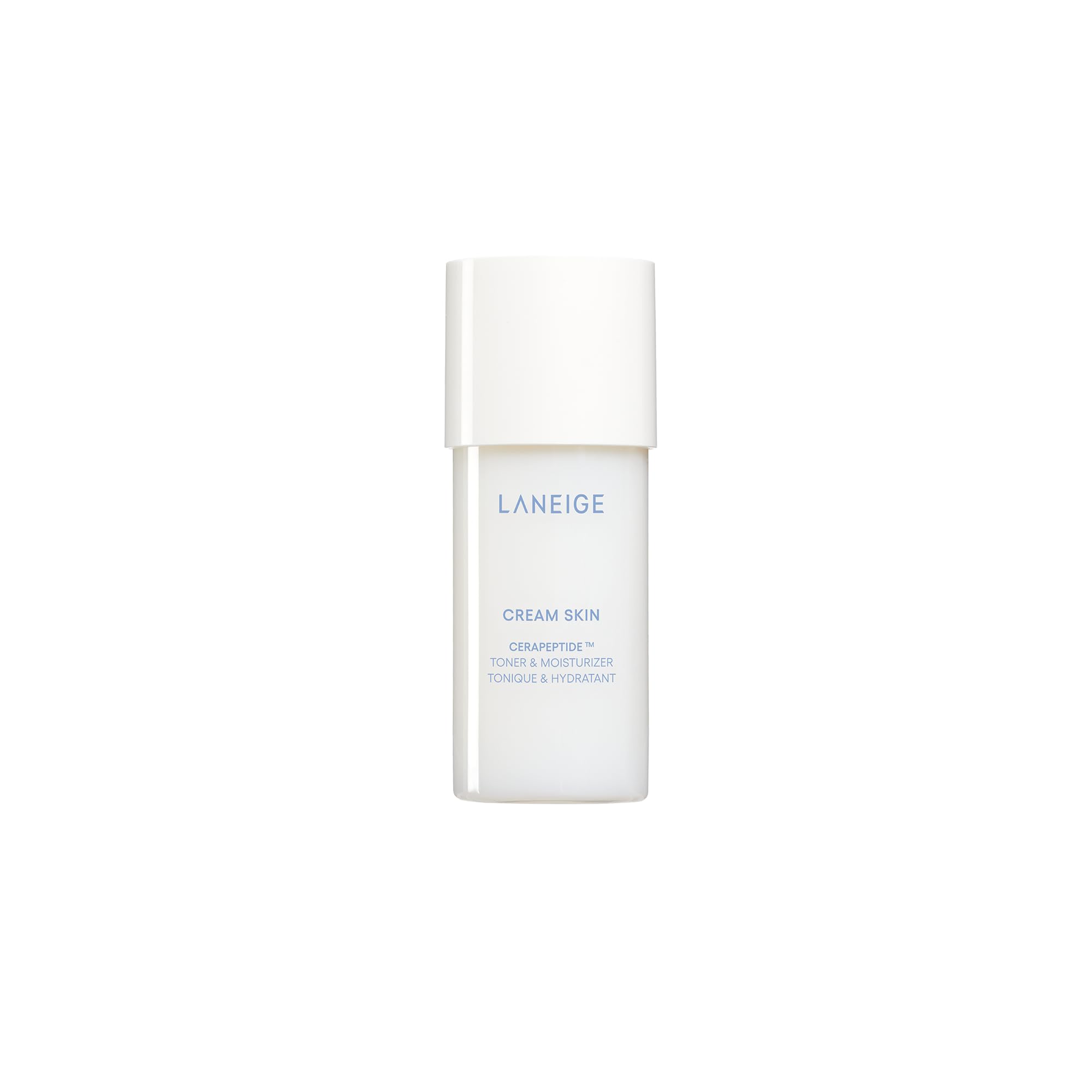 LANEIGE Cream Skin Toner & Moisturizer Mini: Lightweight Refillable Korean Milky Toner with Ceramide