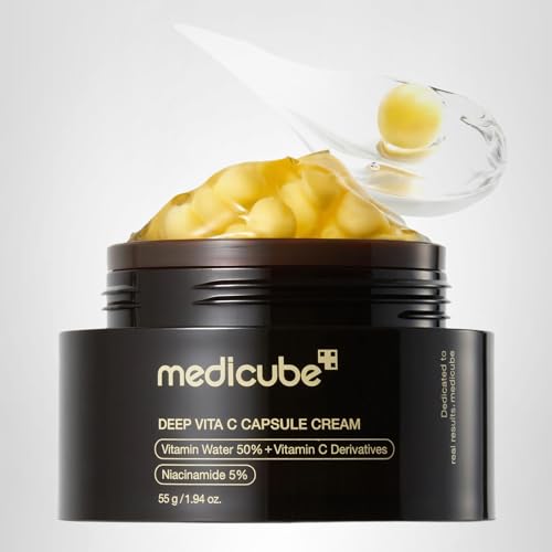 medicube Capsule Cream with Deep Vitamin C | Liposome Vitamin C Golden Capsule