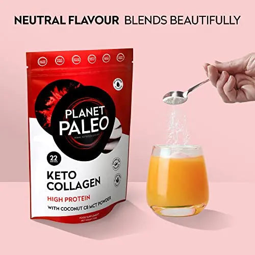 Planet Paleo Keto Collagen Powder (220g, 22 Servings) - Grass-Fed, High Protein Planet Paleo Au supplements
