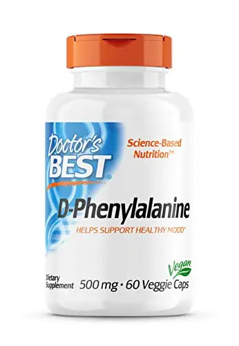 Doctor's Best D-Phenylalanine, Supports Mood, Nervous System, Non-GMO, Vegan, Gluten Doctor's BEST Au supplements