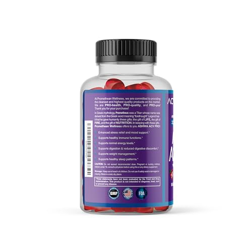 Ashwa ACV Pro Health - Sugar Free Apple Cider Vinegar Gummies, Ashwagandha Gummies Promethean Wellness Au supplements