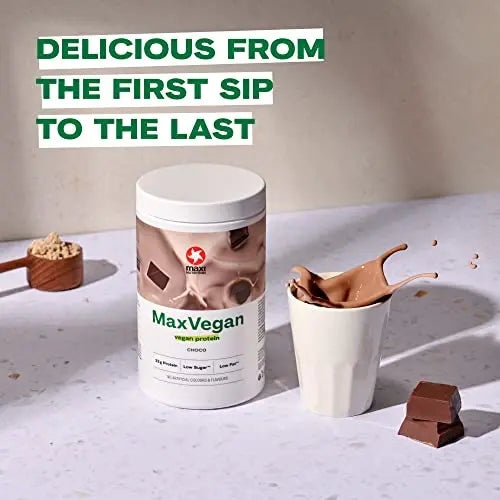 MaxiNutrition - MaxVegan Protein Powder, Chocolate - Plant Based Protein Food Supplement MaxiNutrition Au supplements