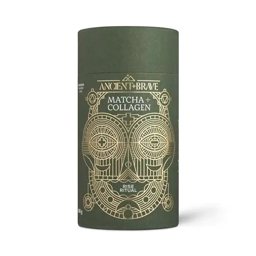 Ancient + Brave Matcha + Collagen 150g Tub - Lion's Mane Mushroom Powder Supplement Ancient + Brave Au supplements