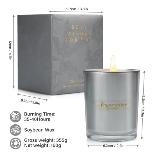 6 Pack Candles Clearance, Large Scented Candles, Candles for Home Scented, 35oz 250 Hour Long VSAFHZ Au supplements