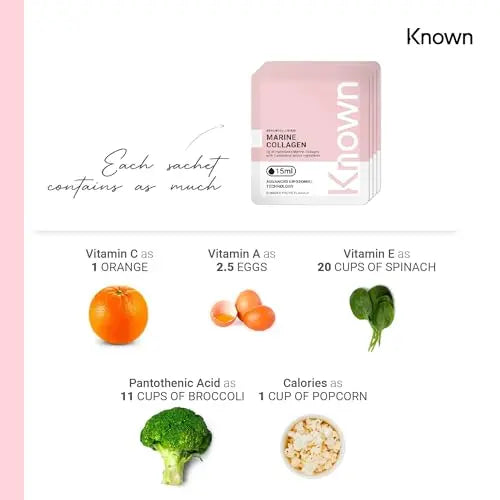 Advanced Collagen Supplement by Known Nutrition with Vitamin C | Liposomal Technology Known Au supplements