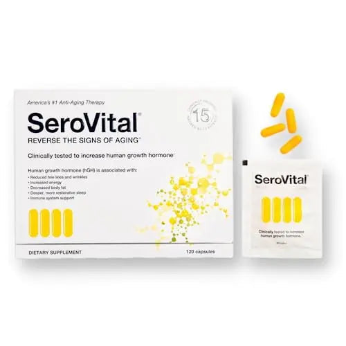Sero-Vital Renewal Complex - Reverse The Signs of Aging - Clinically Tested to Increase Human Growth Serovital Au supplements