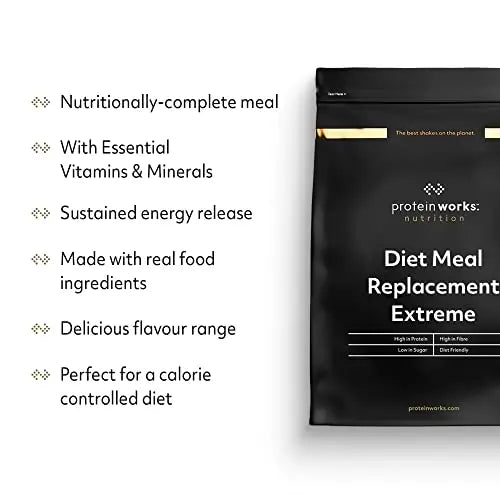 Protein Works - Diet Meal Replacement Extreme Shake, 200 Calorie Meal, High Protein Meal Protein Works Au supplements