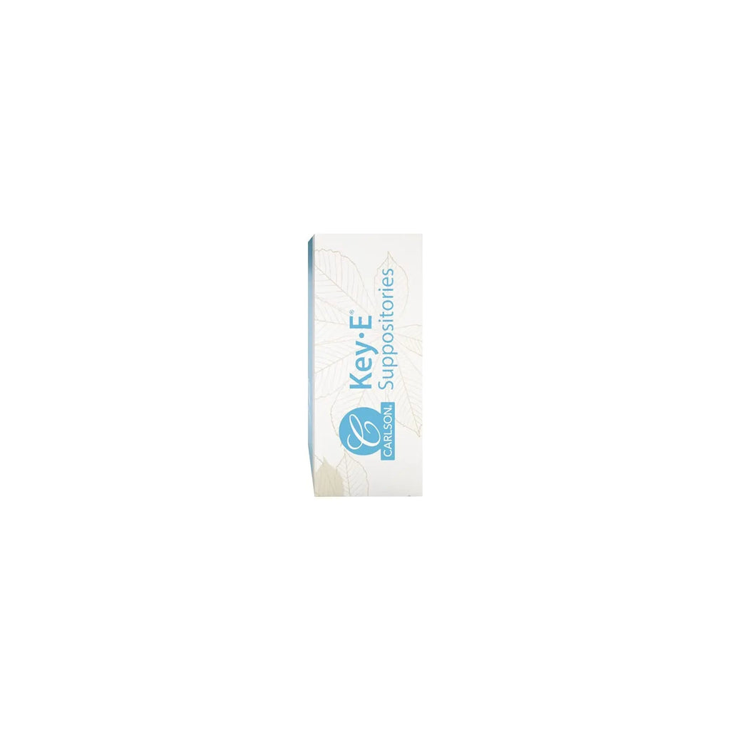 Carlson - Key-E Suppositories, 30 IU Vitamin E Suppository, Lubricates Dry Areas, Treatment Carlson Au supplements